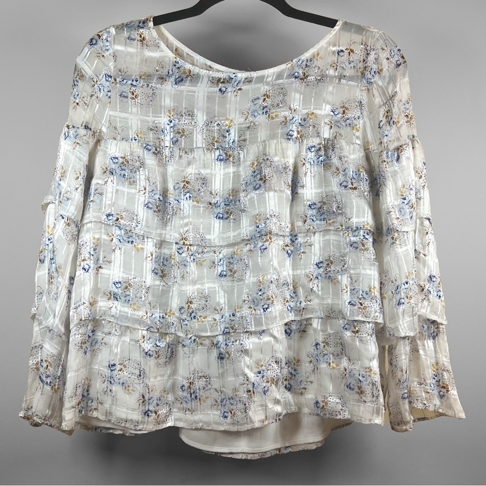 Club Monaco Floral Print Women's Top